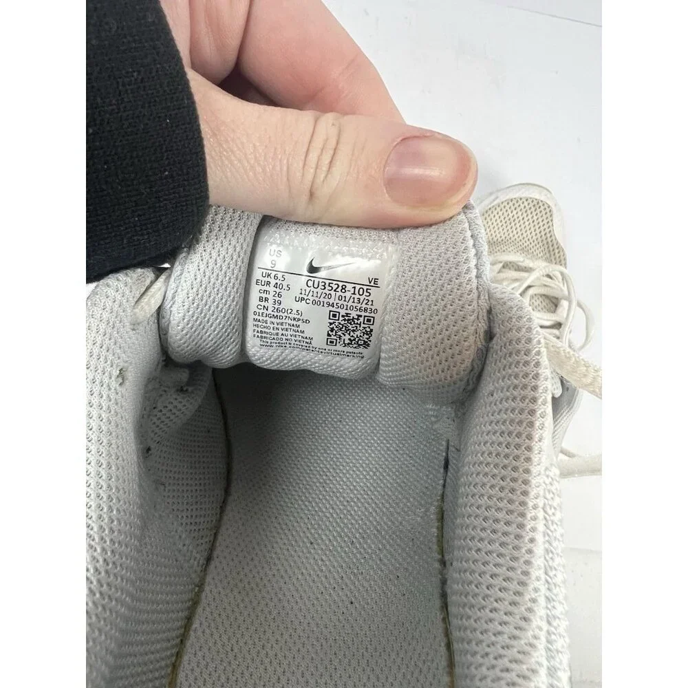 Nike Womens Run Swift 2 Running Womens 9 White Metallic Silver Shoe - Picture 5 of 6